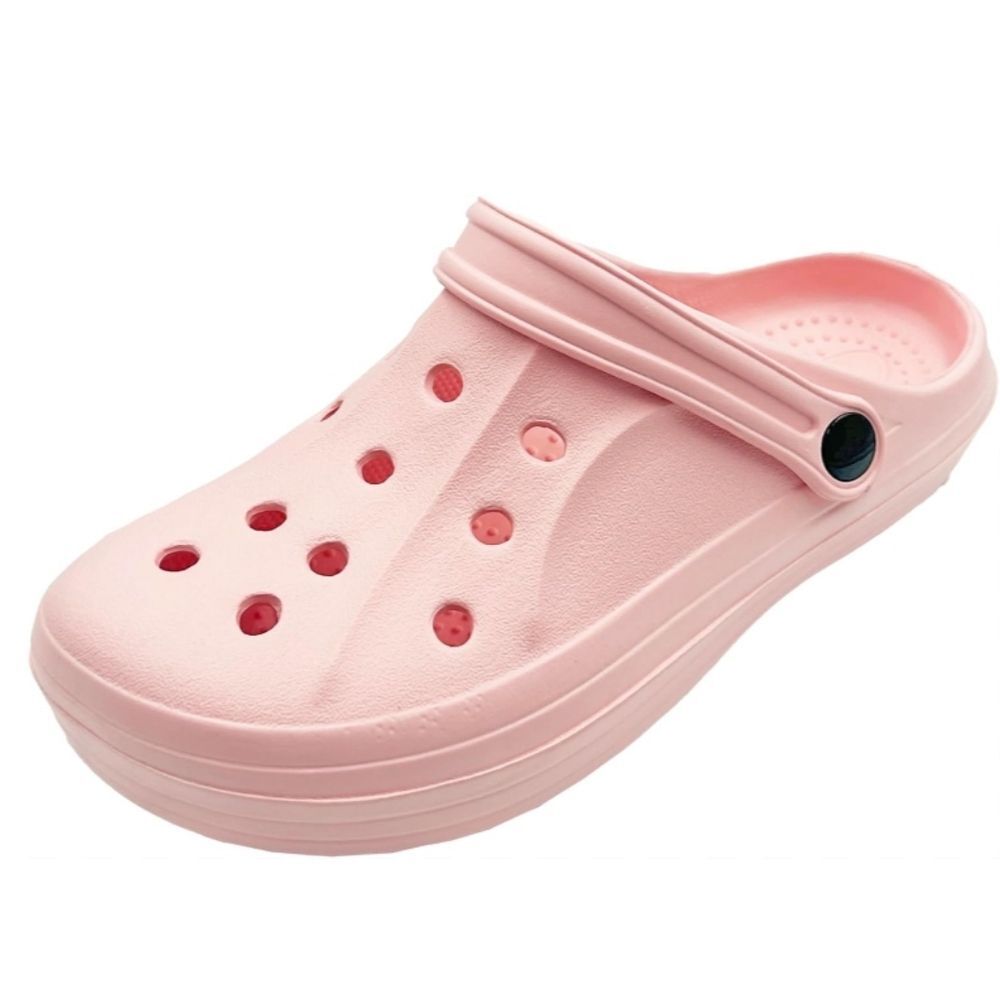 LAVRA Women's Pink EVA Garden Clogs Non Slip Nursing Slip On Shoes, 6.5